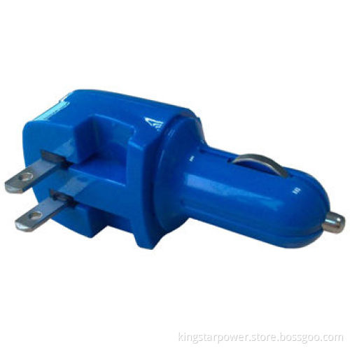 Travel 2-input-1 Home and Car USB Mobile Phone Charger